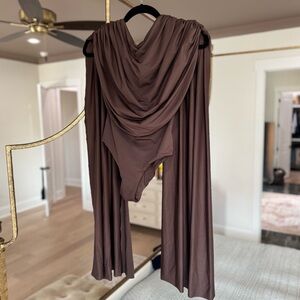 Maygel Coronel Burano Bodysuit in Brown